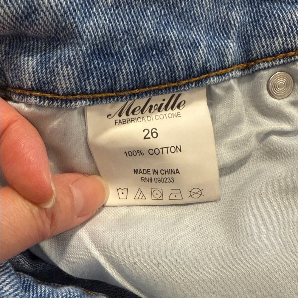 Brandy Melville Light Blue Denim Skirt - Picture 3 of 3